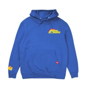 Retrokid Reading Rainbow Hoodie in Blue Size XL